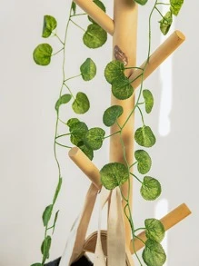 SHEIN 1 bucată frunze artificiale, plante false, decor de toamnă, cameră, birou, decor de grădină, lucruri pentru decorarea camerei Crăciun pentru cadouri de sărbători