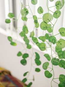 SHEIN 1 bucată frunze artificiale, plante false, decor de toamnă, cameră, birou, decor de grădină, lucruri pentru decorarea camerei Crăciun pentru cadouri de sărbători