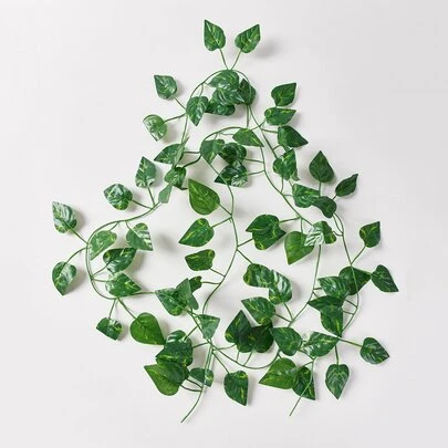 SHEIN 1 件人造树叶、假植物、秋季装饰、房间、书桌、花园装饰、房间装饰用品圣诞节节日礼物