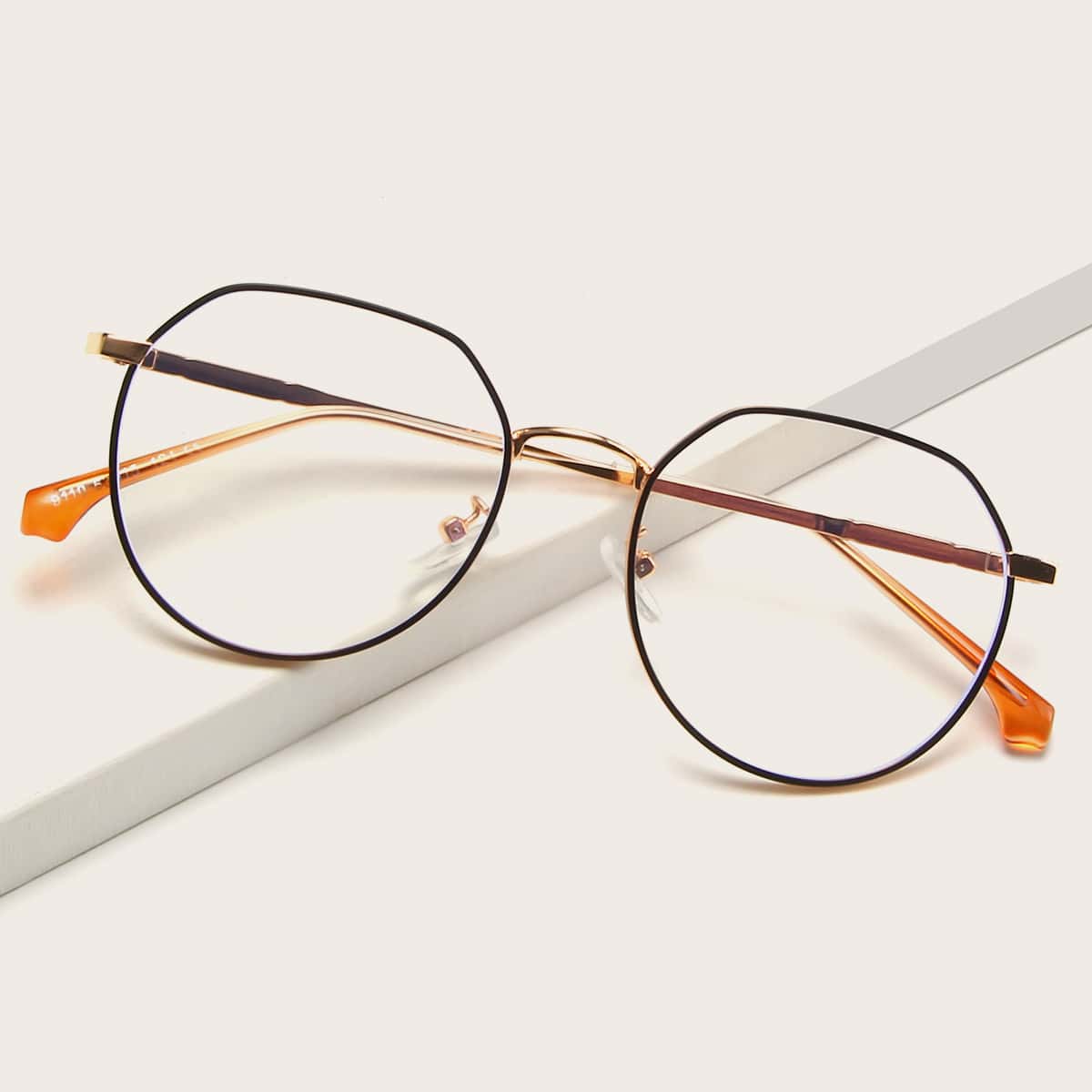 

Metal Frame Glasses With Case