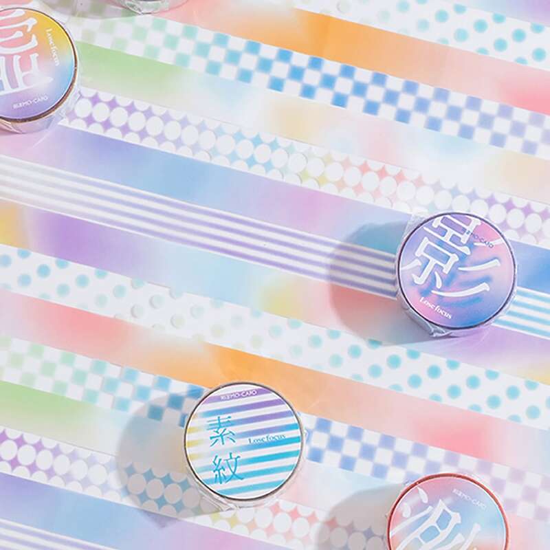 

1roll Mixed Pattern Random Decorative Tape, Multicolor