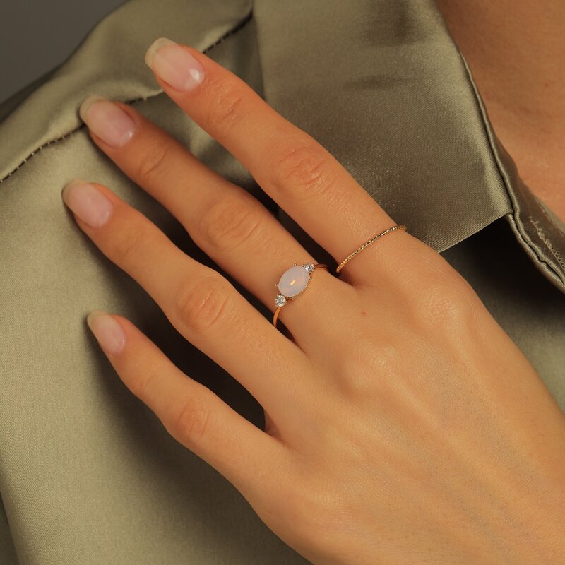 

2pcs Geo Decor Ring, Pink