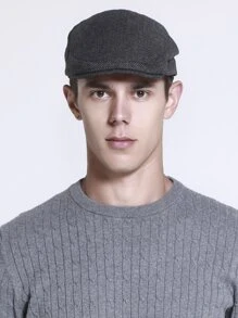 Men Chevron Print Newsboy Cap - Multicolor - View 2