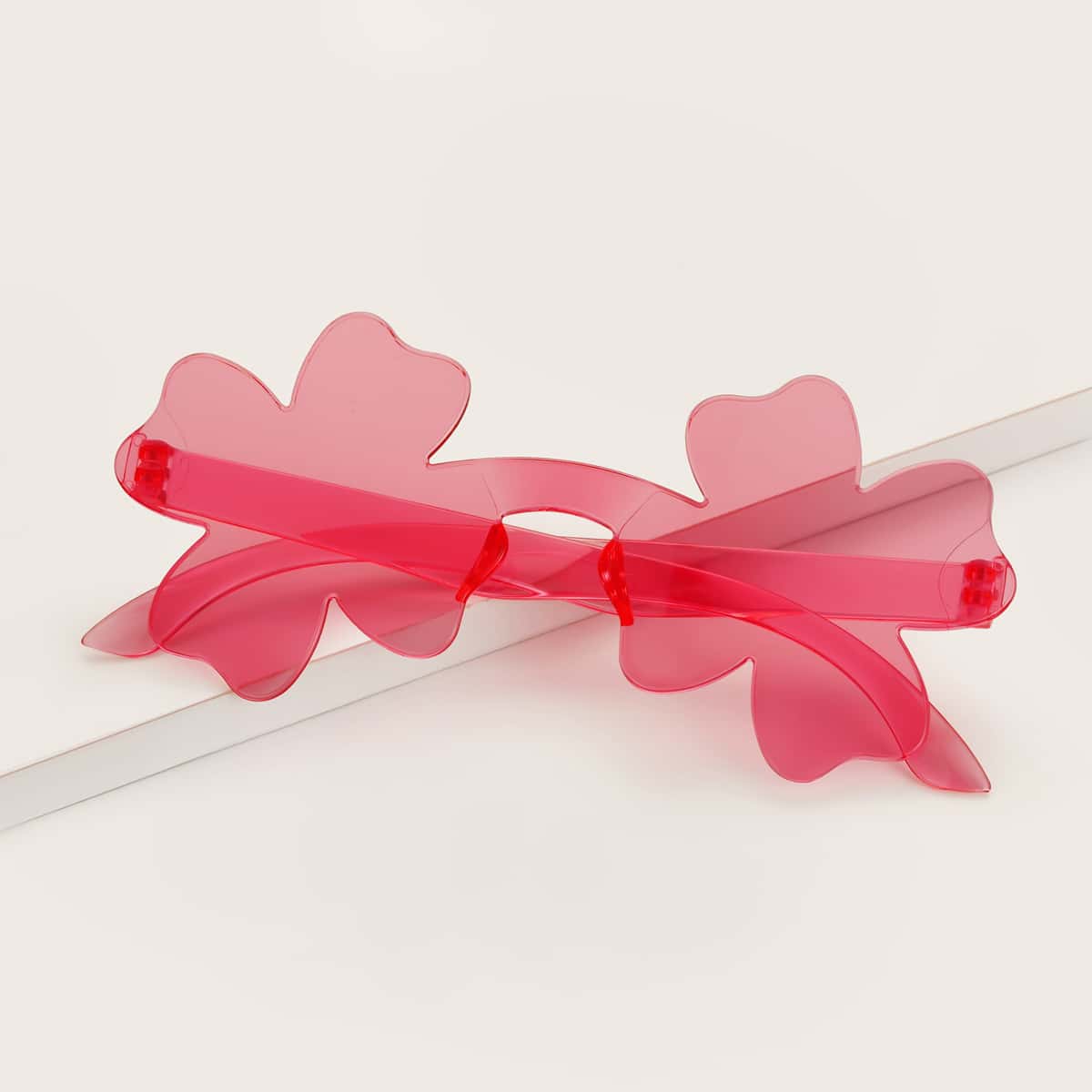 

Rimless Clover Frame Sunglasses