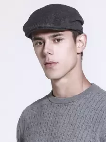 Men Chevron Print Newsboy Cap - Multicolor - View 8