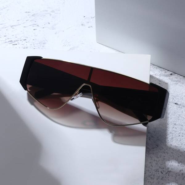 

Flat Top Shield Sunglasses