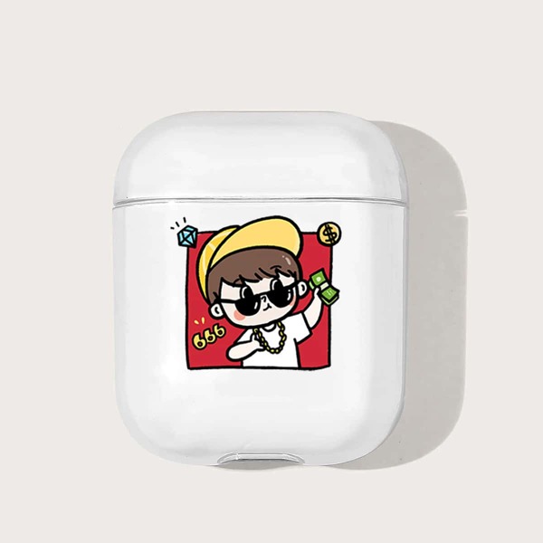 

Чехол для Airpods с принтом мальчика, Прозрачный
