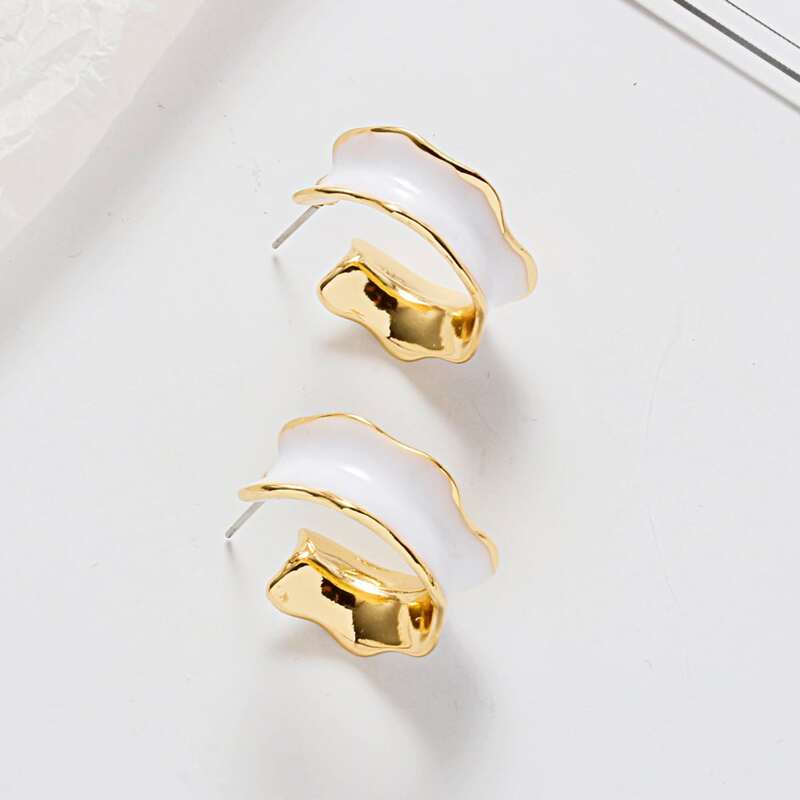 

Minimalist Hoop Earrings, Gold