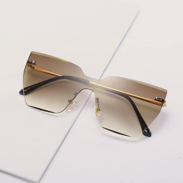 

Rimless Tinted Lens Sunglasses
