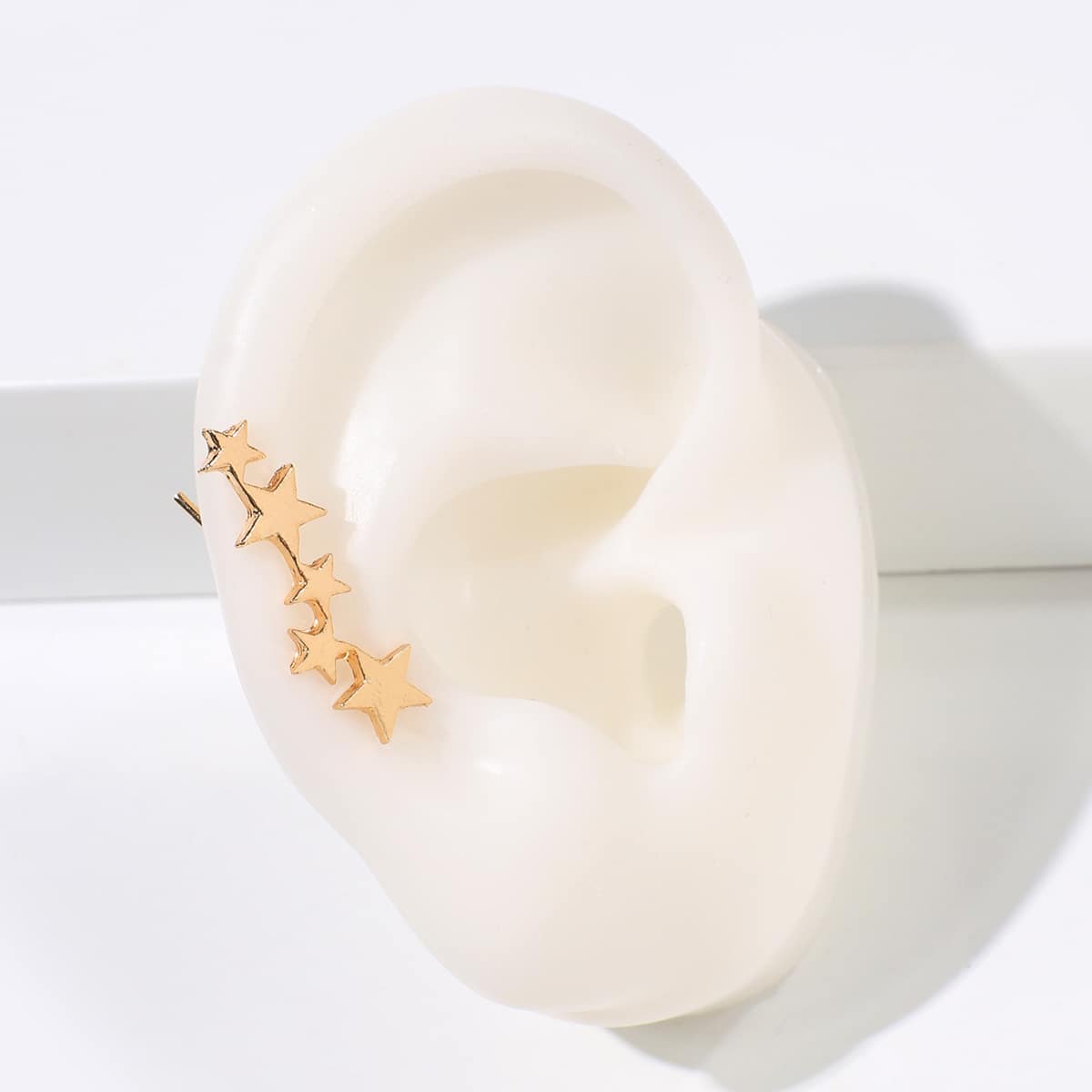 

1pair Star Ear Cuff, Gold