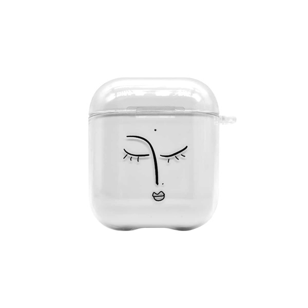 

Figure Print Airpods Case, Clear