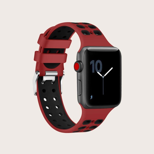 

Двухцветный ремешок для Apple Watch, Красный
