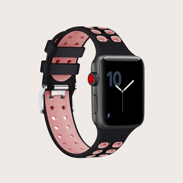 

Two Tone Apple Watch Band, Black