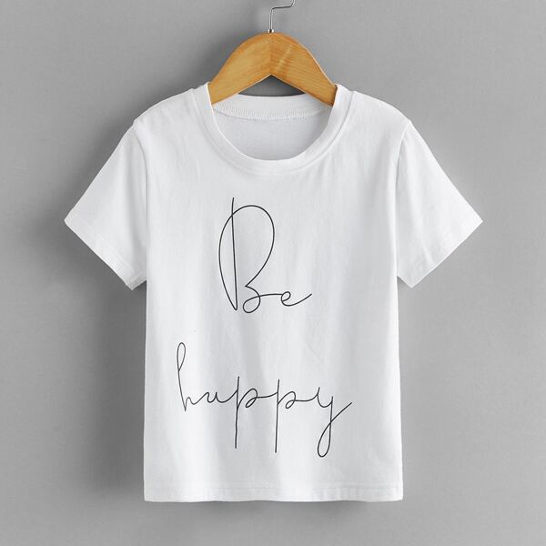 

Toddler Boys Slogan Graphic Tee, White