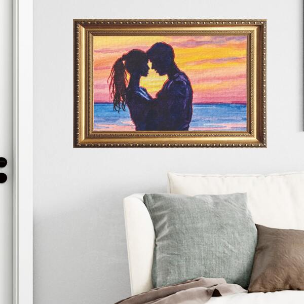 

Figure Graphic Wall Painting Without Frame, Multicolor