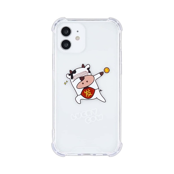 

Cartoon Print Clear iPhone Case