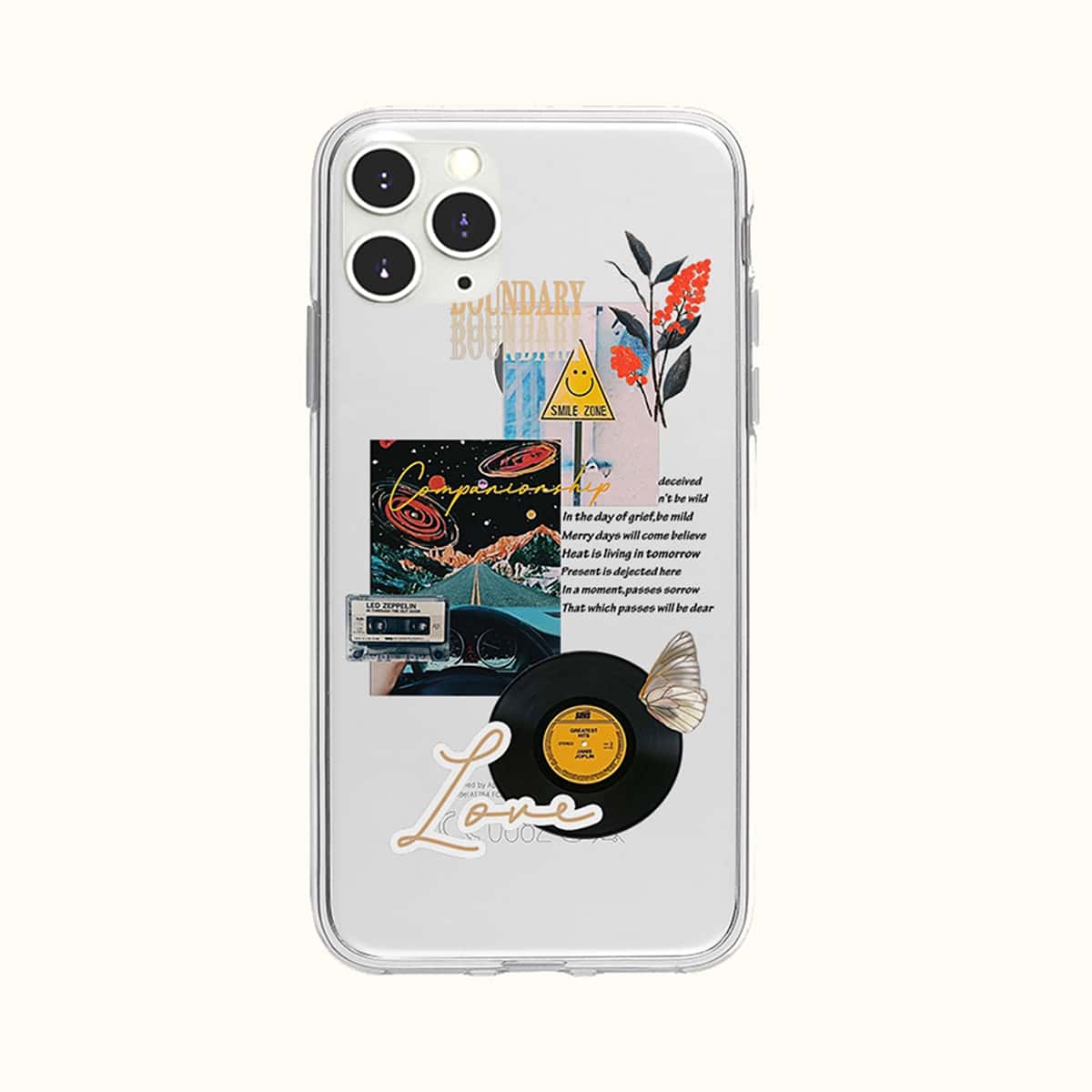 

Illustration Print Phone Case, Multicolor
