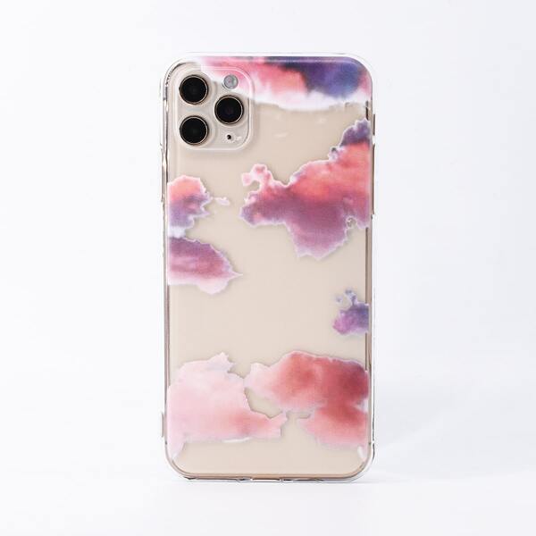 

Чехол для iPhone с узором облака, Многоцветный