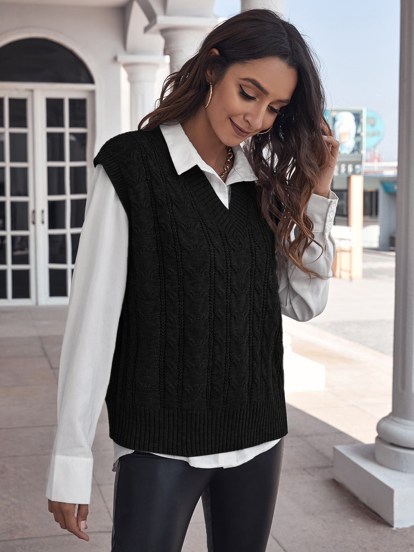 womens sweater vest