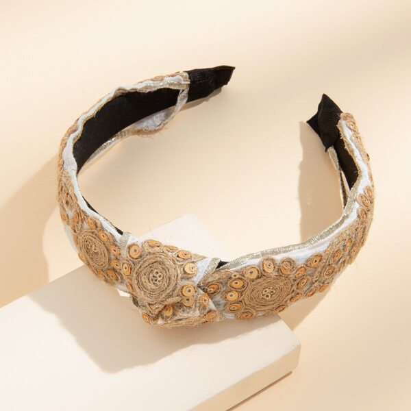 

Sequin Decor Knot Hair Hoop, Multicolor