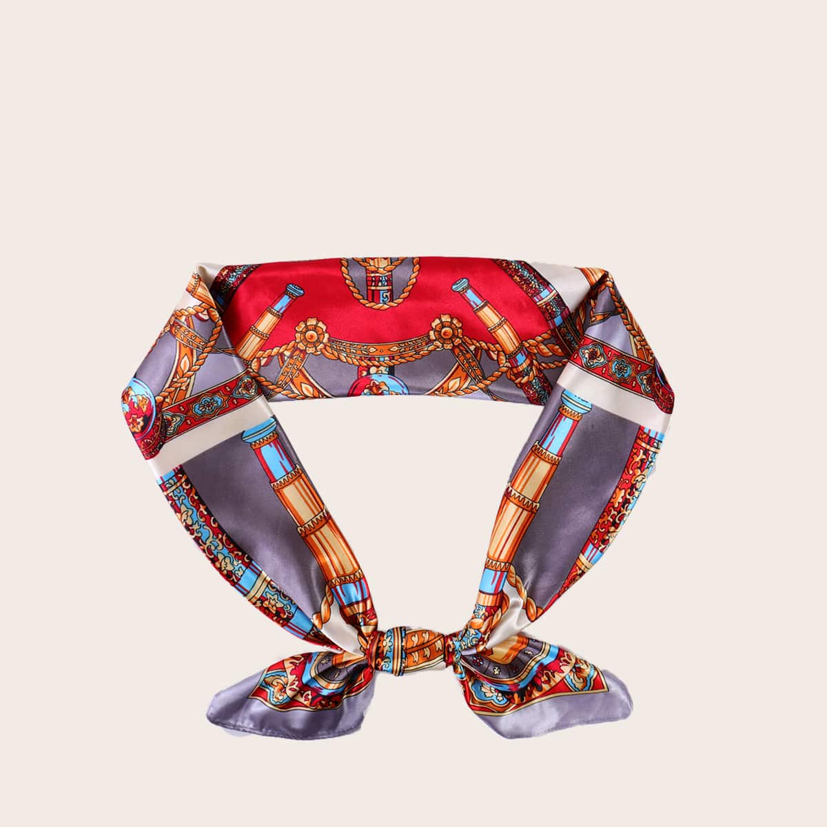 

Tassel Print Bandana, Multicolor