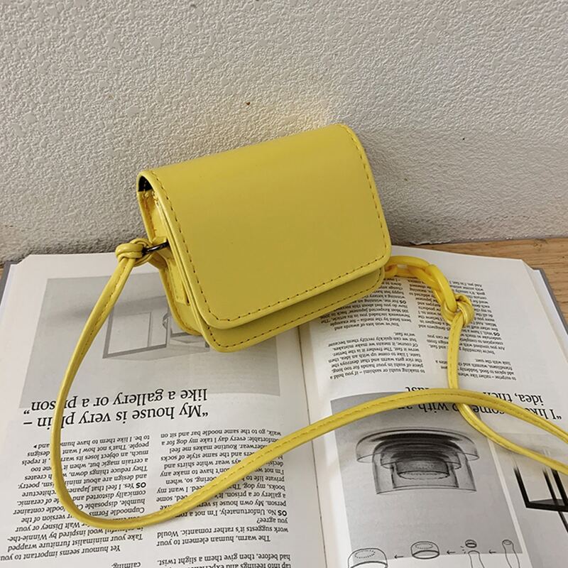 

Mini Flap Bag, Yellow
