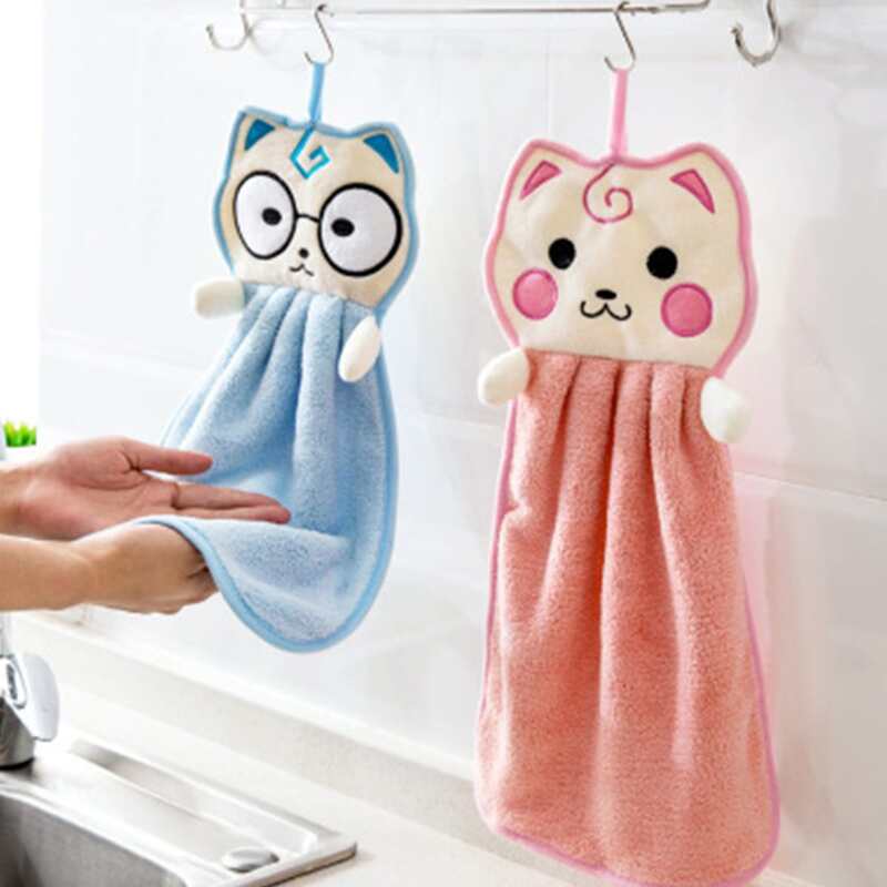 

1pc Cartoon Graphic Hand Towel, Multicolor