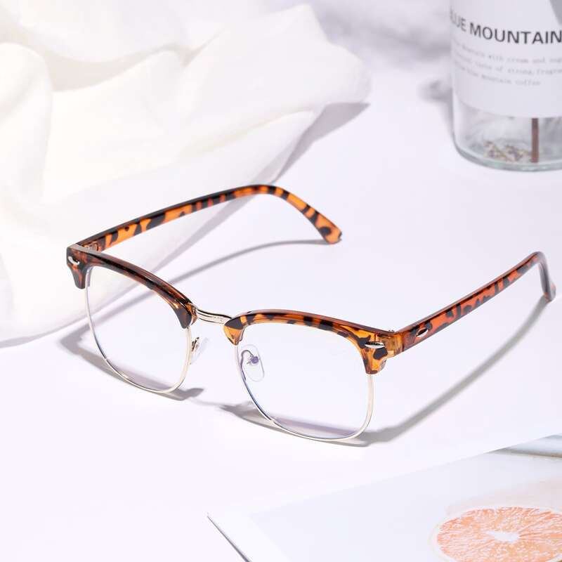 

Browline Square Frame Glasses