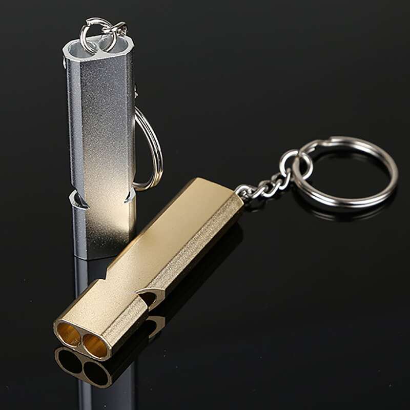 

2pcs Random Whistle Keychain, Multicolor