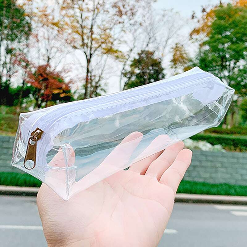 

1pc Clear Pencil Bag