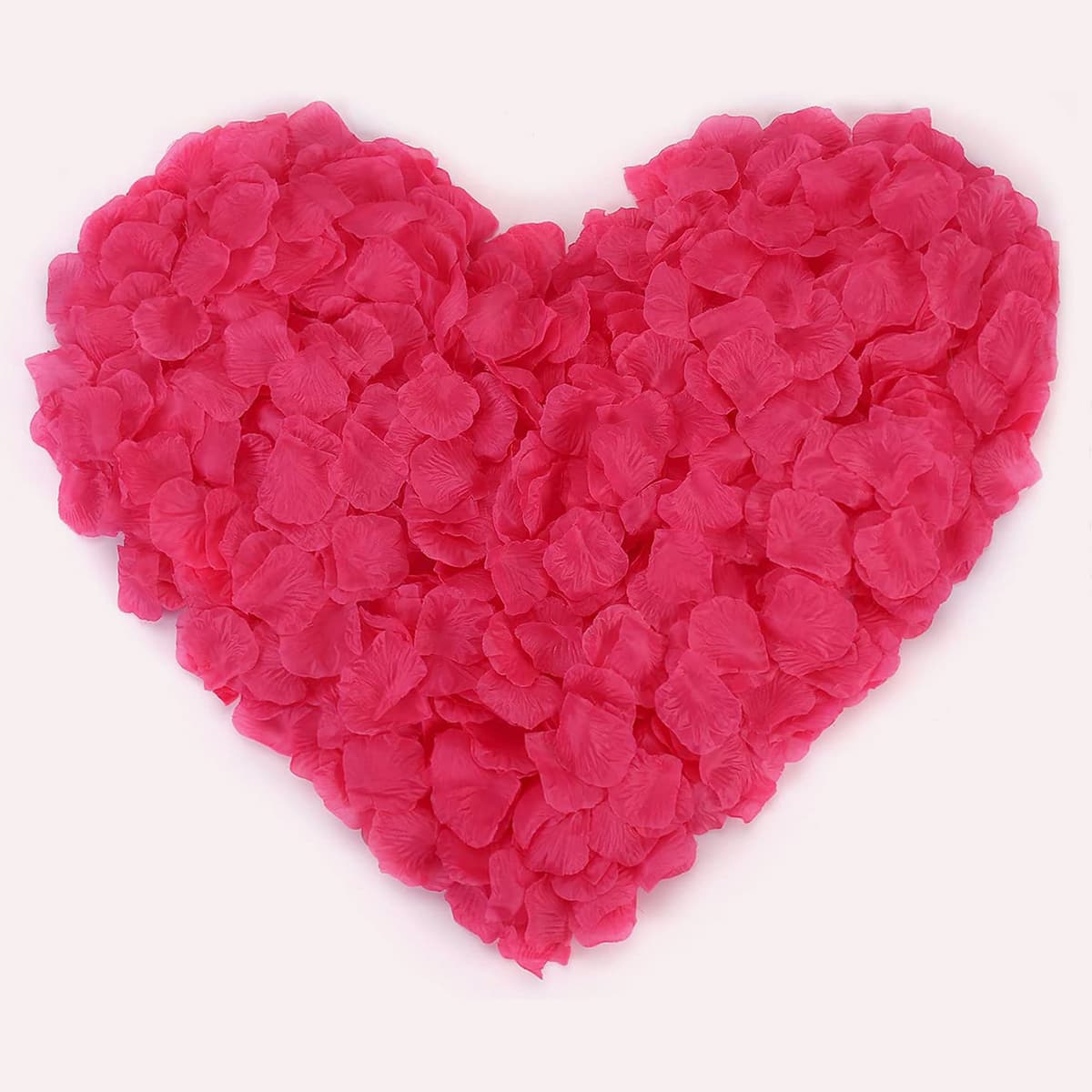 

1200pcs Artificial Petal Decoration, Hot pink