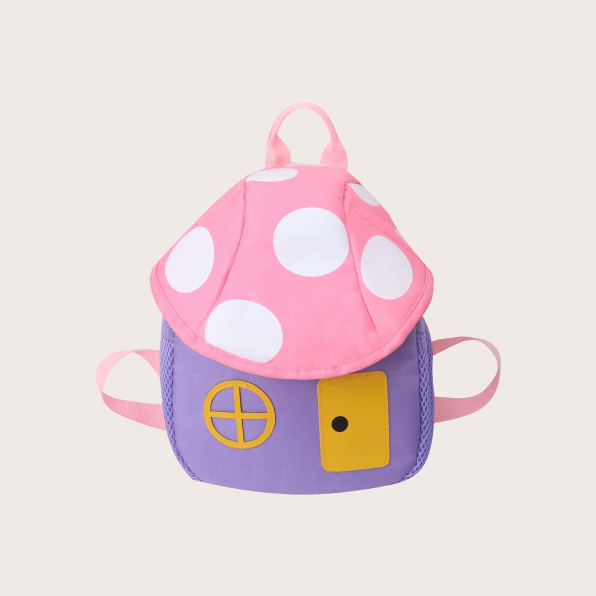 

Mushroom House Backpack, Multicolor
