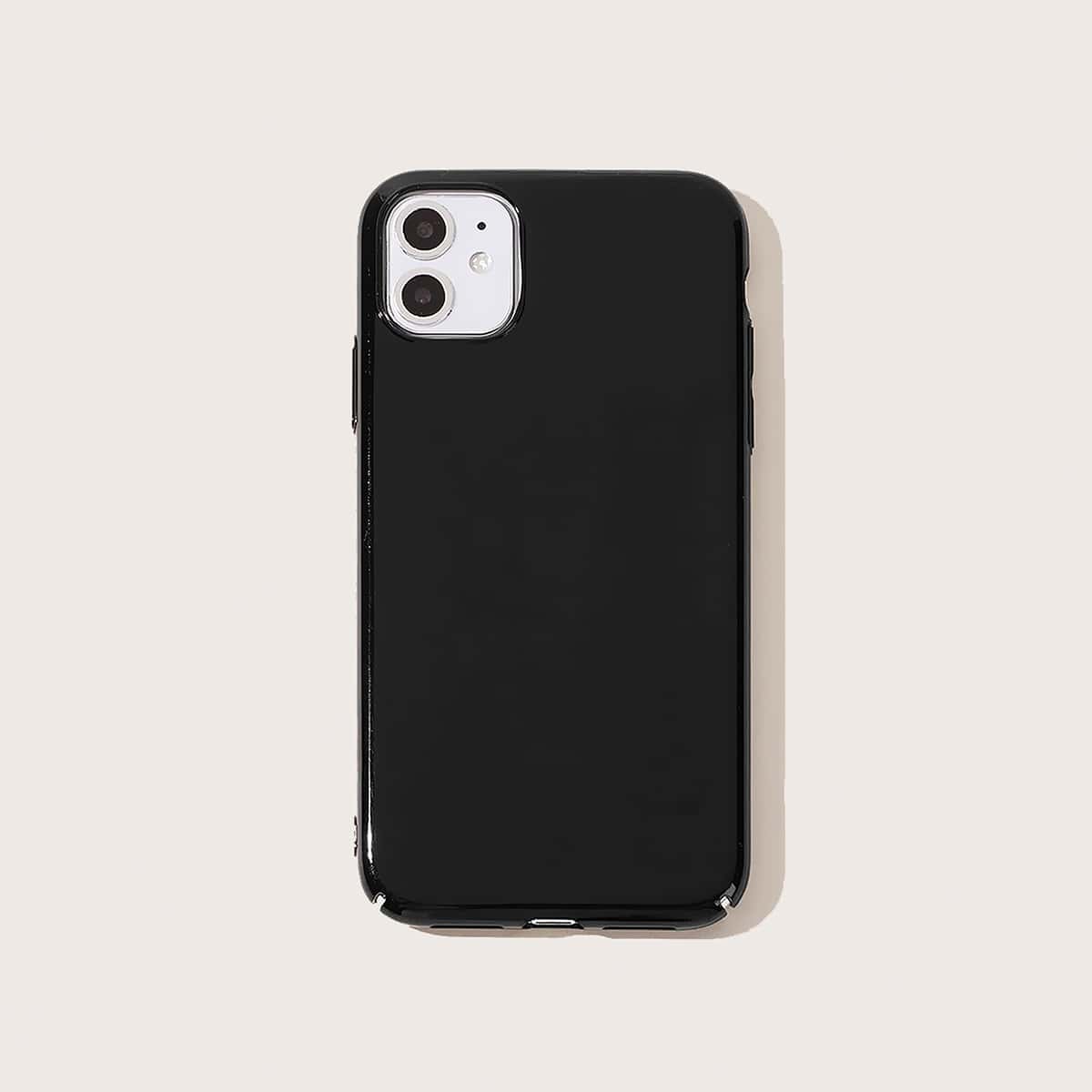 

Solid iPhone Case, Black