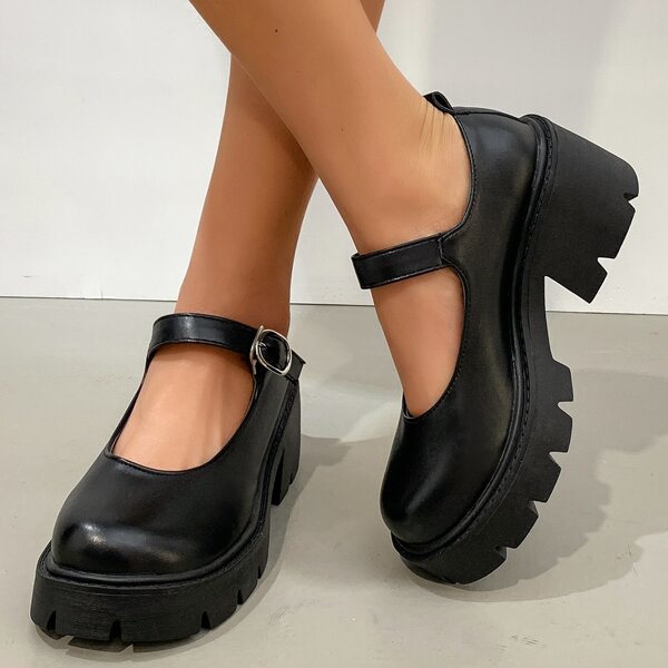 

Minimalist Mary Janes, Black