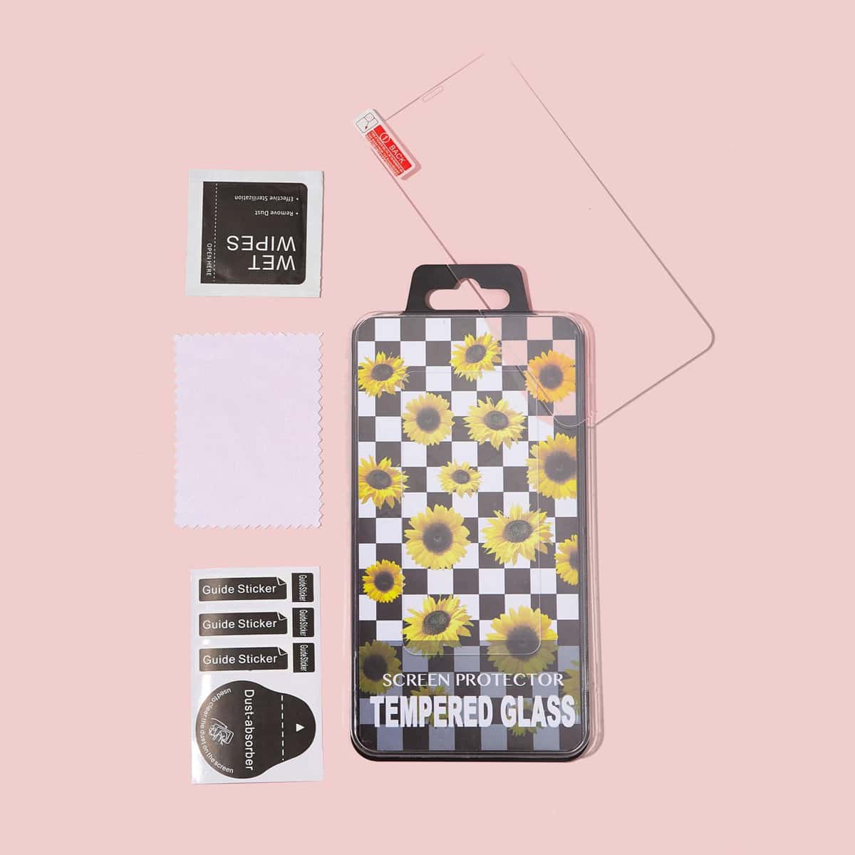 

1pc Tempered Phone Protection Film, Multicolor