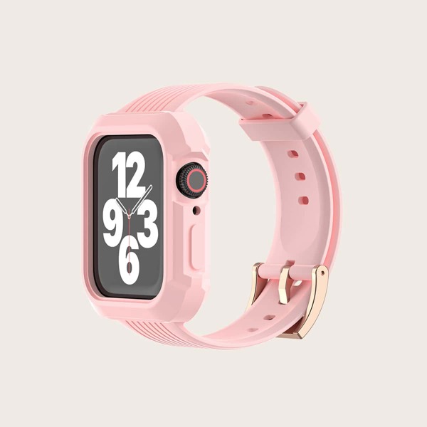 

Ремешок для Apple Watch с чехлом, Розовые