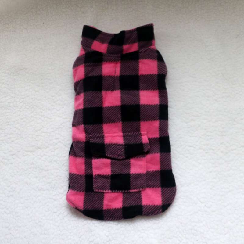 

Plaid Pet Jacket, Pink
