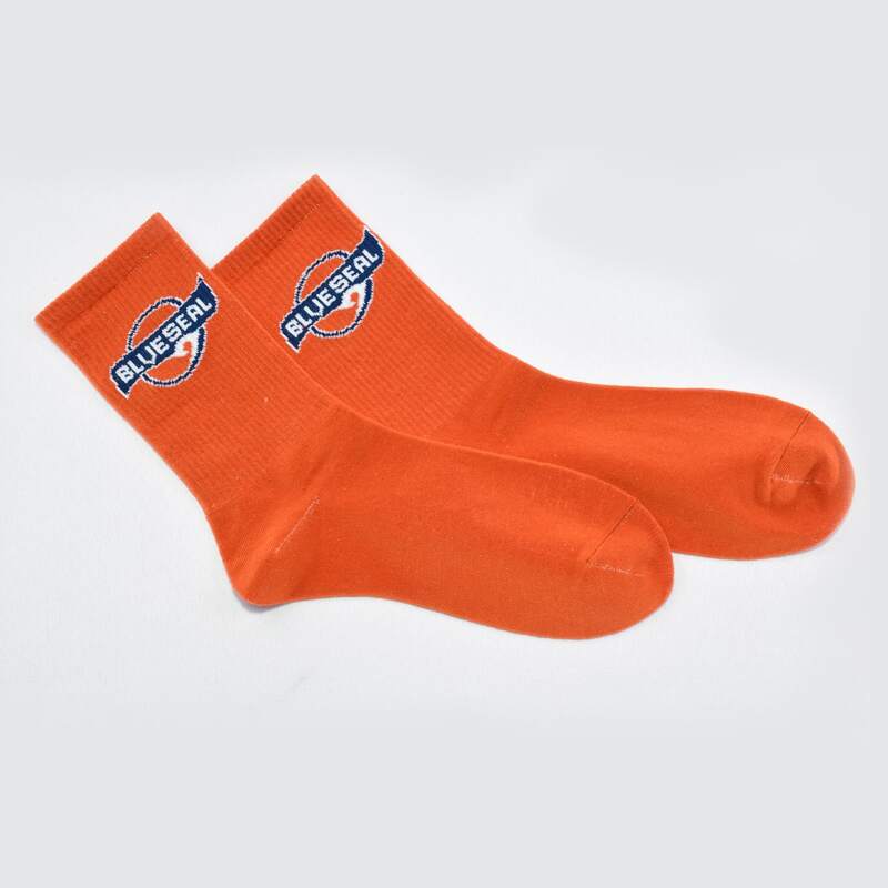 

Guys Letter Crew Socks, Orange