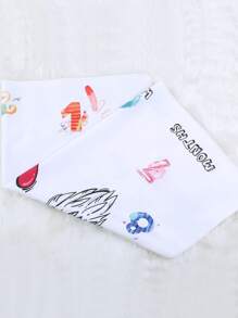 Đạo cụ chụp ảnh cho trẻ sơ sinh Lá thư Dễ thương - trắng - Xem 3