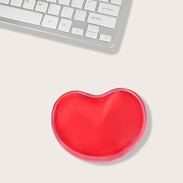 

1pc Heart Shaped Wrist Rest, Red