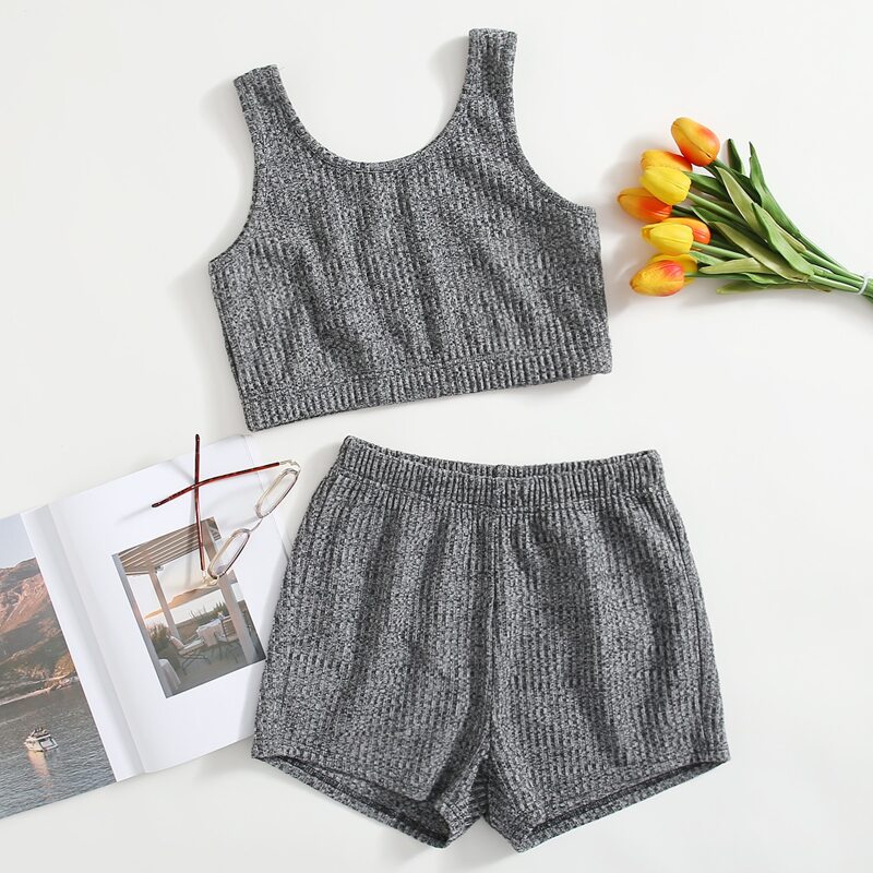 

Space Dye Lounge Set, Dark grey