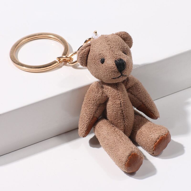 

Bear Charm Keychain, Brown
