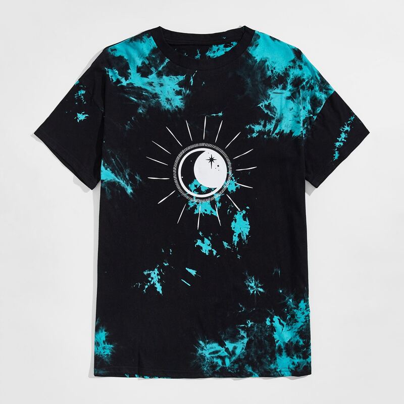 

Guys Tie Dye Tee, Multicolor