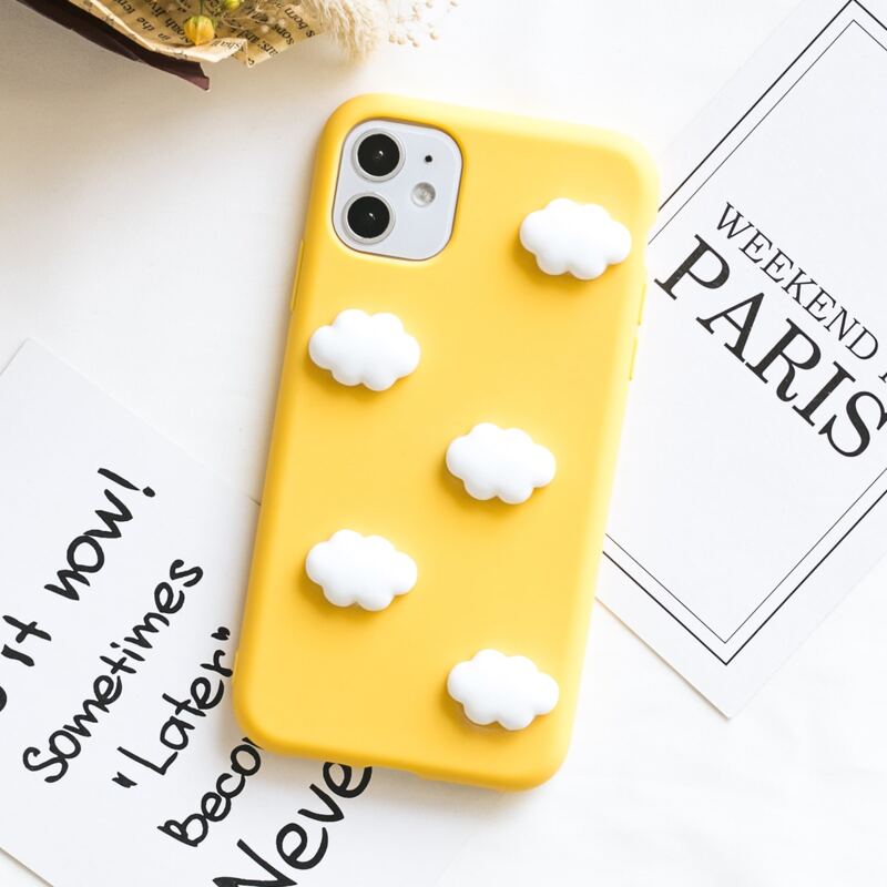 

Cloud iPhone Case, Yellow
