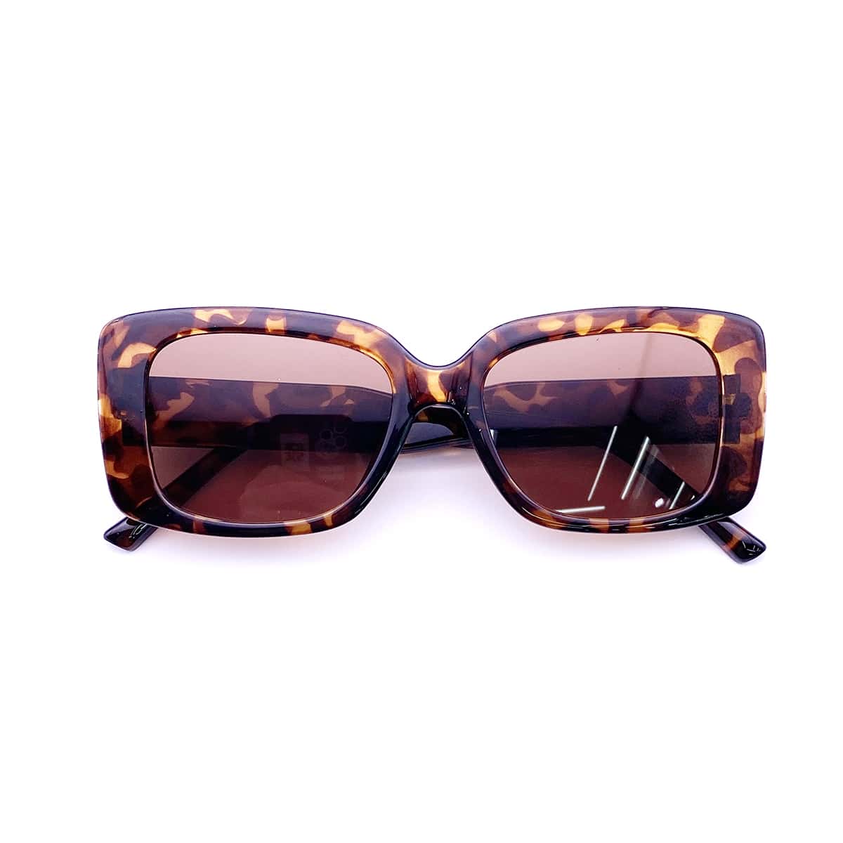

Tortoise Square Frame Sunglasses