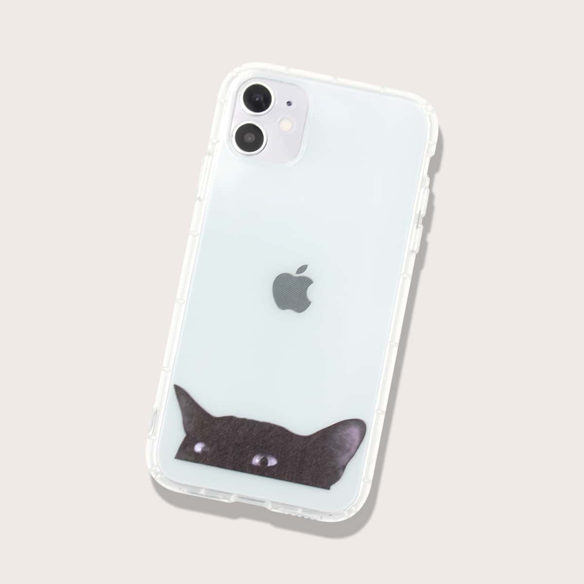 

Cat iPhone Case, Clear
