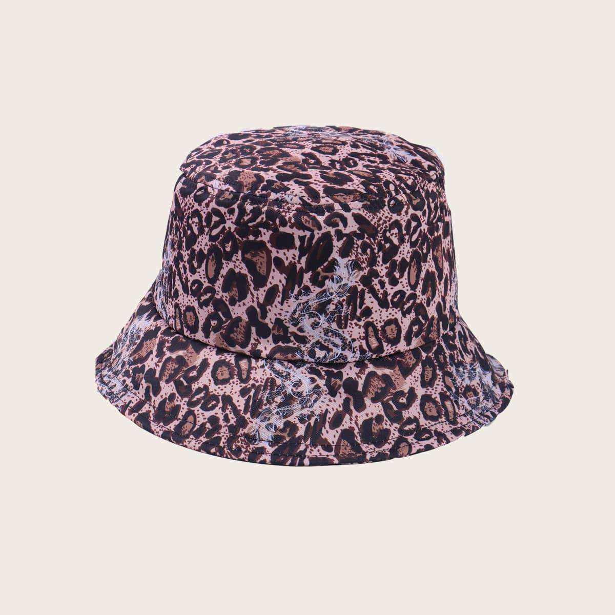 

Leopard Bucket Hat, Multicolor