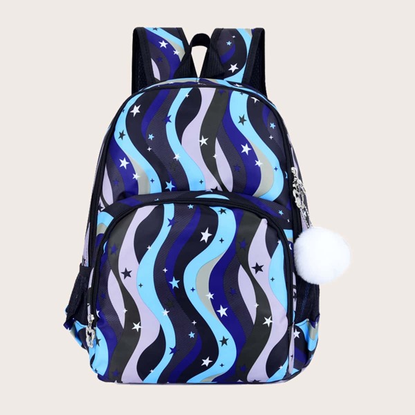 

Boys Galaxy Graphic Waterproof School Bag, Multicolor