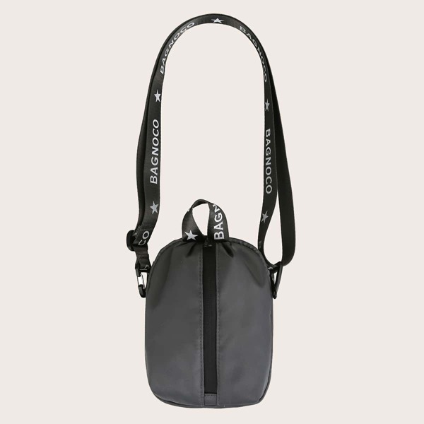 

Zip Front Satchel Bag, Grey
