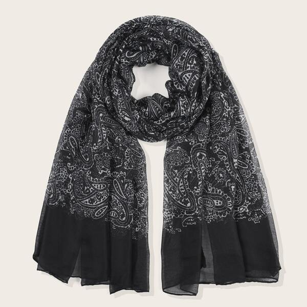 

Paisley Print Scarf, Multicolor